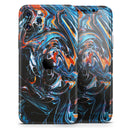 Liquid Abstract Paint Remix V2  - Protective Skin Wrap & Decal – Compatible with iPhone SE to iPhone 17 Pro Max (All Models)