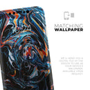 Liquid Abstract Paint Remix V2  - Protective Skin Wrap & Decal – Compatible with iPhone SE to iPhone 17 Pro Max (All Models)