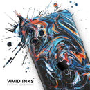 Liquid Abstract Paint Remix V2  - Protective Skin Wrap & Decal – Compatible with iPhone SE to iPhone 17 Pro Max (All Models)