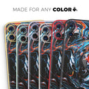 Liquid Abstract Paint Remix V2  - Protective Skin Wrap & Decal – Compatible with iPhone SE to iPhone 17 Pro Max (All Models)