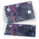 Liquid Abstract Paint Remix V30 - Premium Protective Decal Skin-Kit for the Apple Credit Card