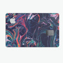 Liquid Abstract Paint Remix V30 - Premium Protective Decal Skin-Kit for the Apple Credit Card