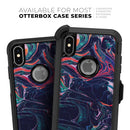 Liquid Abstract Paint Remix V30 - Skin Kit for the iPhone OtterBox Cases