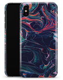 Liquid Abstract Paint Remix V30 - iPhone X Clipit Case