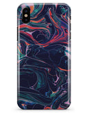 Liquid Abstract Paint Remix V30 - iPhone X Clipit Case