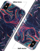 Liquid Abstract Paint Remix V30 - iPhone X Clipit Case