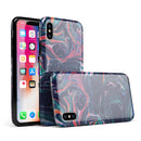 Liquid Abstract Paint Remix V30 - iPhone X Swappable Hybrid Case