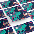 Liquid Abstract Paint Remix V31 - Premium Protective Decal Skin-Kit for the Apple Credit Card