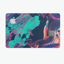 Liquid Abstract Paint Remix V31 - Premium Protective Decal Skin-Kit for the Apple Credit Card