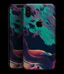 Liquid Abstract Paint Remix V31 - iPhone XS MAX, XS/X, 8/8+, 7/7+, 5/5S/SE Skin-Kit (All iPhones Available)