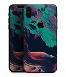 Liquid Abstract Paint Remix V31 - iPhone XS MAX, XS/X, 8/8+, 7/7+, 5/5S/SE Skin-Kit (All iPhones Available)