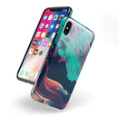 Liquid Abstract Paint Remix V31 - iPhone X Swappable Hybrid Case