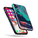 Liquid Abstract Paint Remix V31 - iPhone X Swappable Hybrid Case