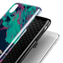 Liquid Abstract Paint Remix V31 - iPhone X Swappable Hybrid Case
