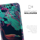 Liquid Abstract Paint Remix V31  - Protective Skin Wrap & Decal – Compatible with iPhone SE to iPhone 17 Pro Max (All Models)