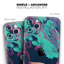 Liquid Abstract Paint Remix V31  - Protective Skin Wrap & Decal – Compatible with iPhone SE to iPhone 17 Pro Max (All Models)