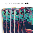 Liquid Abstract Paint Remix V31  - Protective Skin Wrap & Decal – Compatible with iPhone SE to iPhone 17 Pro Max (All Models)