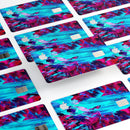 Liquid Abstract Paint Remix V32 - Premium Protective Decal Skin-Kit for the Apple Credit Card