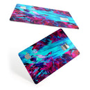 Liquid Abstract Paint Remix V32 - Premium Protective Decal Skin-Kit for the Apple Credit Card