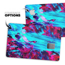 Liquid Abstract Paint Remix V32 - Premium Protective Decal Skin-Kit for the Apple Credit Card