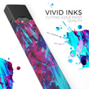 Liquid Abstract Paint Remix V32 - Premium Decal Protective Skin-Wrap Sticker compatible with the Juul Labs vaping device