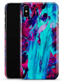 Liquid Abstract Paint Remix V32 - iPhone X Clipit Case