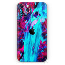 Liquid Abstract Paint Remix V32  - Protective Skin Wrap & Decal – Compatible with iPhone SE to iPhone 17 Pro Max (All Models)