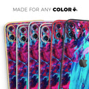Liquid Abstract Paint Remix V32  - Protective Skin Wrap & Decal – Compatible with iPhone SE to iPhone 17 Pro Max (All Models)