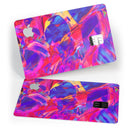 Liquid Abstract Paint Remix V33 - Premium Protective Decal Skin-Kit for the Apple Credit Card