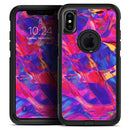 Liquid Abstract Paint Remix V33 - Skin Kit for the iPhone OtterBox Cases