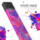 Liquid Abstract Paint Remix V33 - Premium Decal Protective Skin-Wrap Sticker compatible with the Juul Labs vaping device