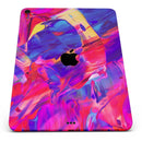 Liquid Abstract Paint Remix V33 - Full Body Skin Decal for the Apple iPad Pro 12.9", 11", 10.5", 9.7", Air or Mini (All Models Available)