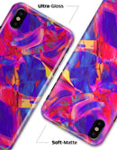 Liquid Abstract Paint Remix V33 - iPhone X Clipit Case