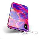 Liquid Abstract Paint Remix V33 - iPhone X Swappable Hybrid Case