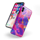 Liquid Abstract Paint Remix V33 - iPhone X Swappable Hybrid Case