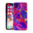 Liquid Abstract Paint Remix V33 - iPhone X Swappable Hybrid Case