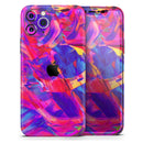 Liquid Abstract Paint Remix V33  - Protective Skin Wrap & Decal – Compatible with iPhone SE to iPhone 17 Pro Max (All Models)