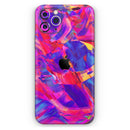 Liquid Abstract Paint Remix V33  - Protective Skin Wrap & Decal – Compatible with iPhone SE to iPhone 17 Pro Max (All Models)