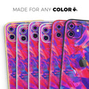 Liquid Abstract Paint Remix V33  - Protective Skin Wrap & Decal – Compatible with iPhone SE to iPhone 17 Pro Max (All Models)