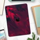 Liquid Abstract Paint Remix V34 - Full Body Skin Decal for the Apple iPad Pro 12.9", 11", 10.5", 9.7", Air or Mini (All Models Available)