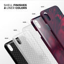 Liquid Abstract Paint Remix V34 - iPhone X Swappable Hybrid Case
