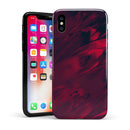 Liquid Abstract Paint Remix V34 - iPhone X Swappable Hybrid Case