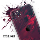 Liquid Abstract Paint Remix V34  - Protective Skin Wrap & Decal – Compatible with iPhone SE to iPhone 17 Pro Max (All Models)