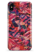 Liquid Abstract Paint Remix V35 - iPhone X Clipit Case