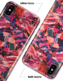 Liquid Abstract Paint Remix V35 - iPhone X Clipit Case