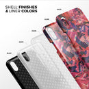Liquid Abstract Paint Remix V35 - iPhone X Swappable Hybrid Case