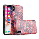 Liquid Abstract Paint Remix V35 - iPhone X Swappable Hybrid Case