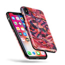 Liquid Abstract Paint Remix V35 - iPhone X Swappable Hybrid Case