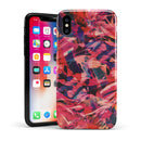 Liquid Abstract Paint Remix V35 - iPhone X Swappable Hybrid Case
