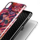 Liquid Abstract Paint Remix V35 - iPhone X Swappable Hybrid Case